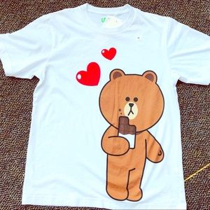 Brand new w/tags!!! Line Friends Uniqlo Tee in M